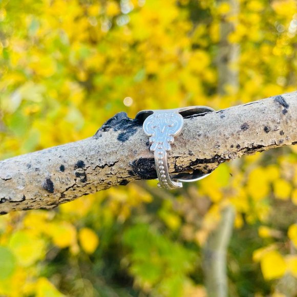 Spoon Ring size 6 Sterling silver - Hand Made- Beautiful * - Picture 2 of 10